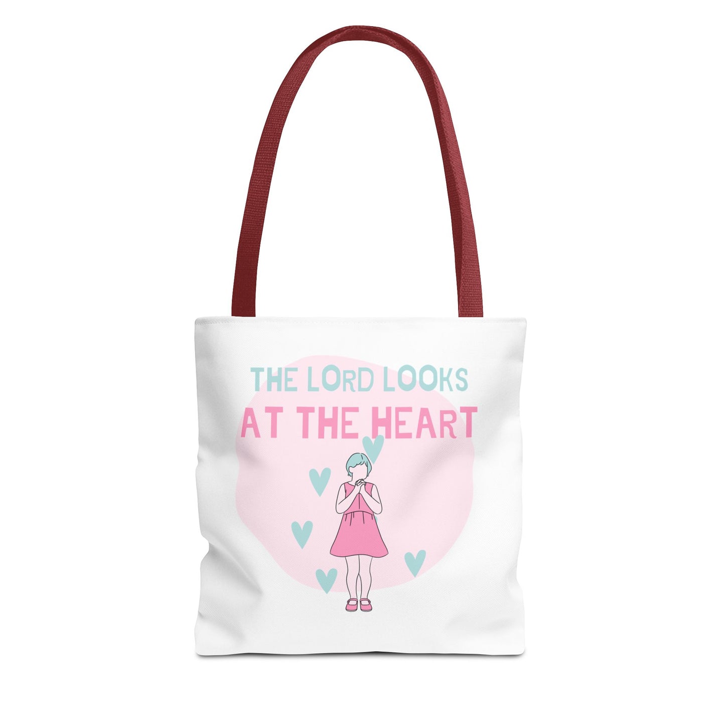 Faith Tote Bag - The Lord Looks at the Heart
