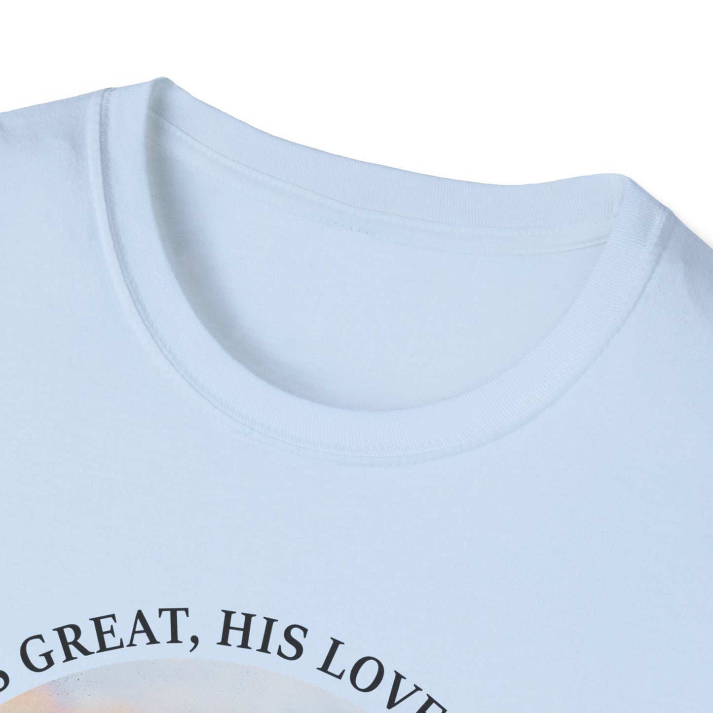 Inspirational Faith T-Shirt - John 3:16 Sunset Design