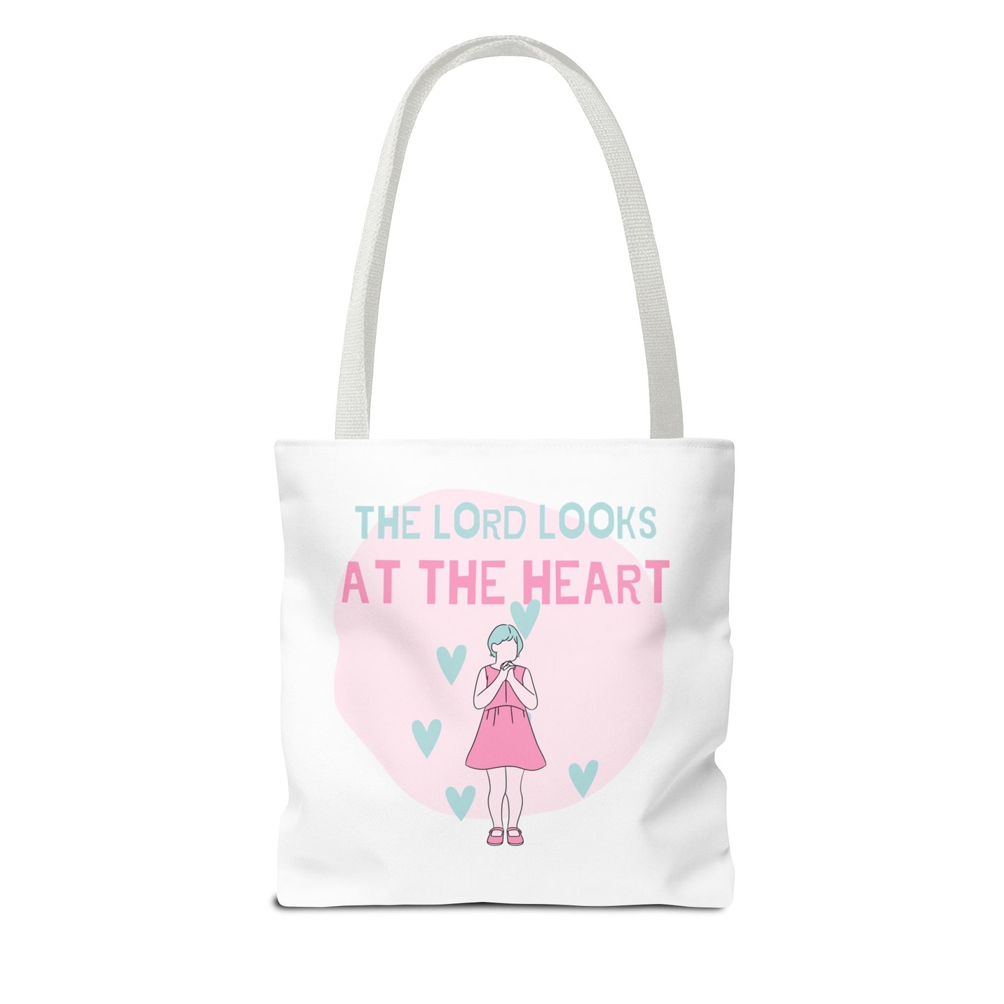 Faith Tote Bag - The Lord Looks at the Heart