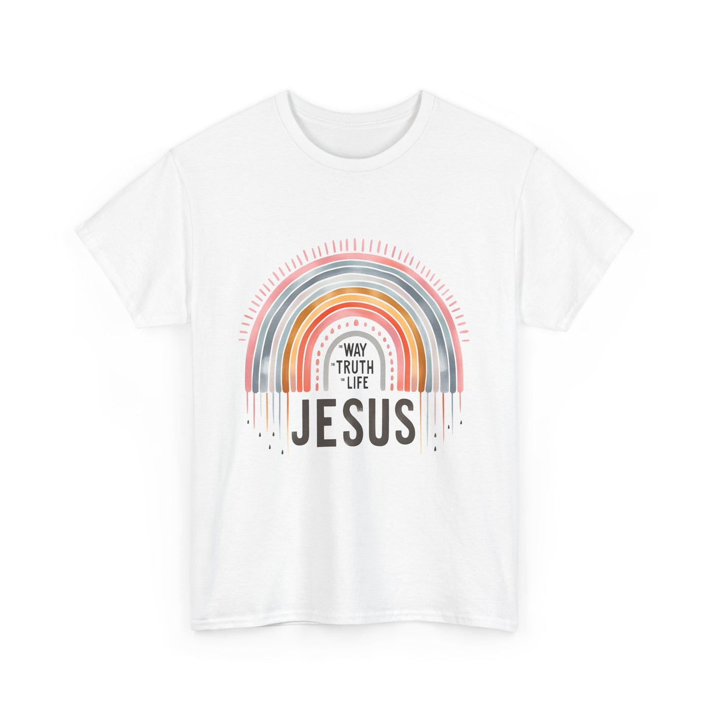 The Way, the Truth, and the Life, JESUS - Inspirational Cotton Tee