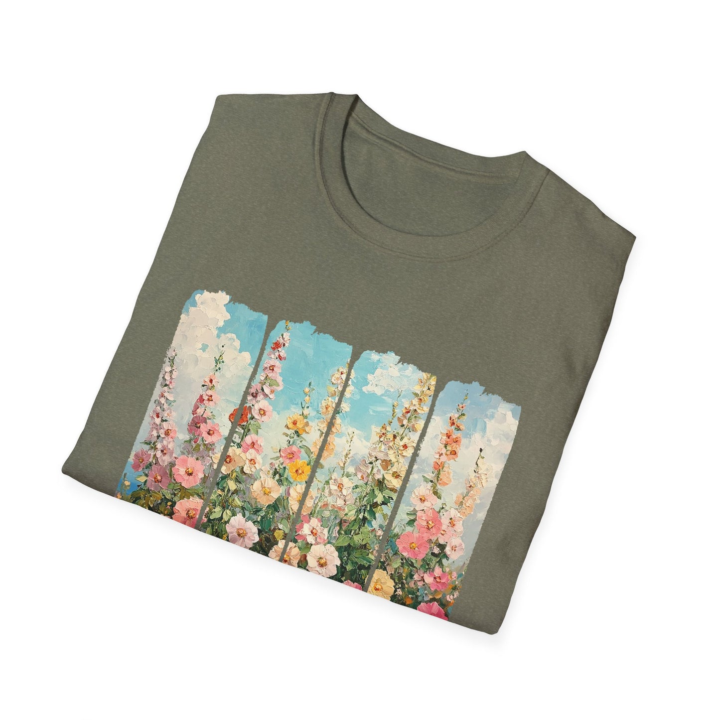 Floral Inspirational Quote Unisex T-Shirt - 'His Mercies Are New Every Morning'