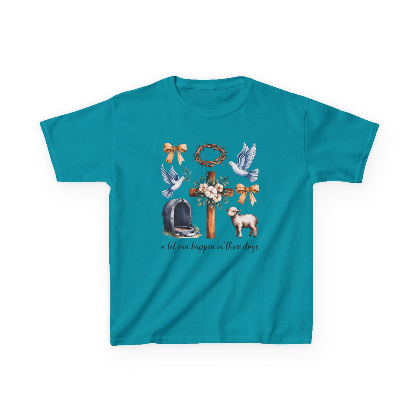 Kids' Easter Spirit Tee - "A Lot Can Happen in Three Days"