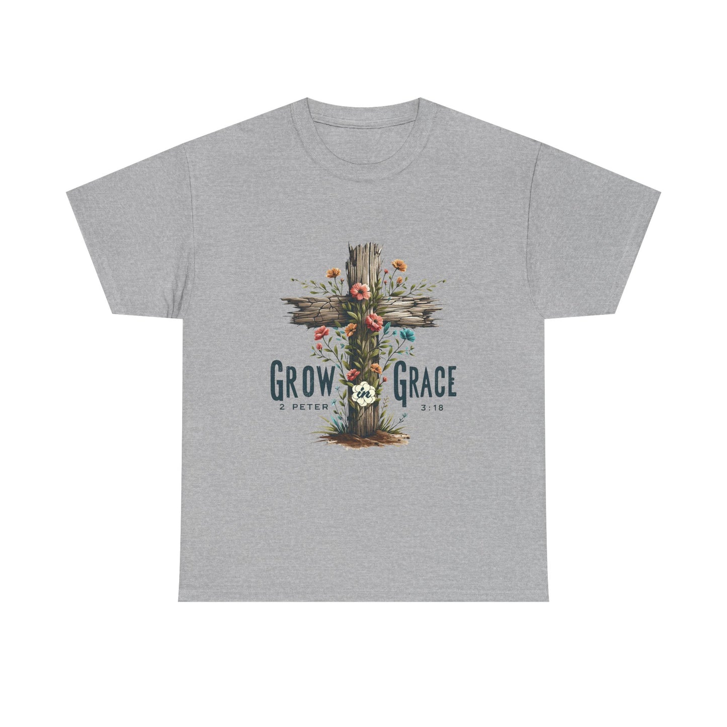 'Grow in Grace' Inspirational Christian Tee