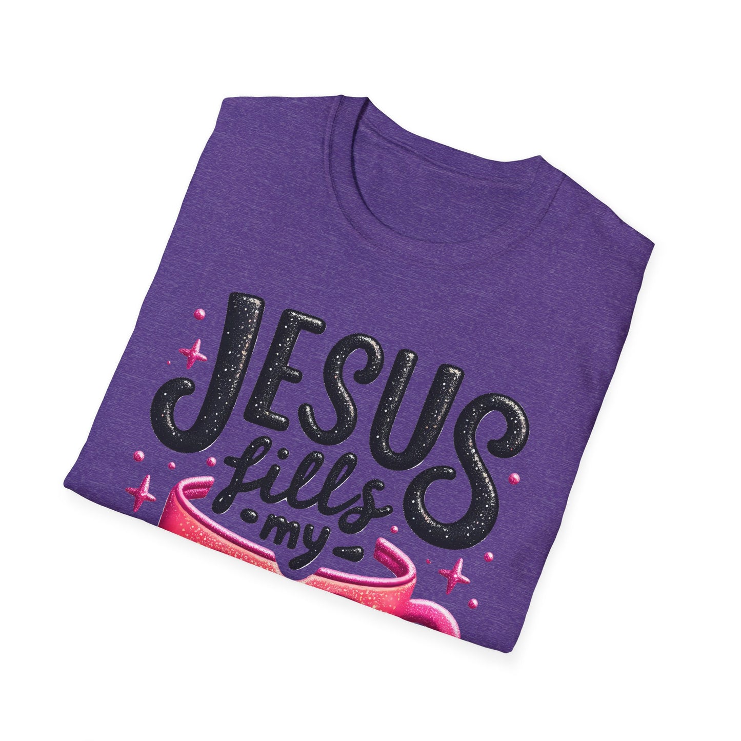 Jesus Fills My Cup Unisex Softstyle T-Shirt
