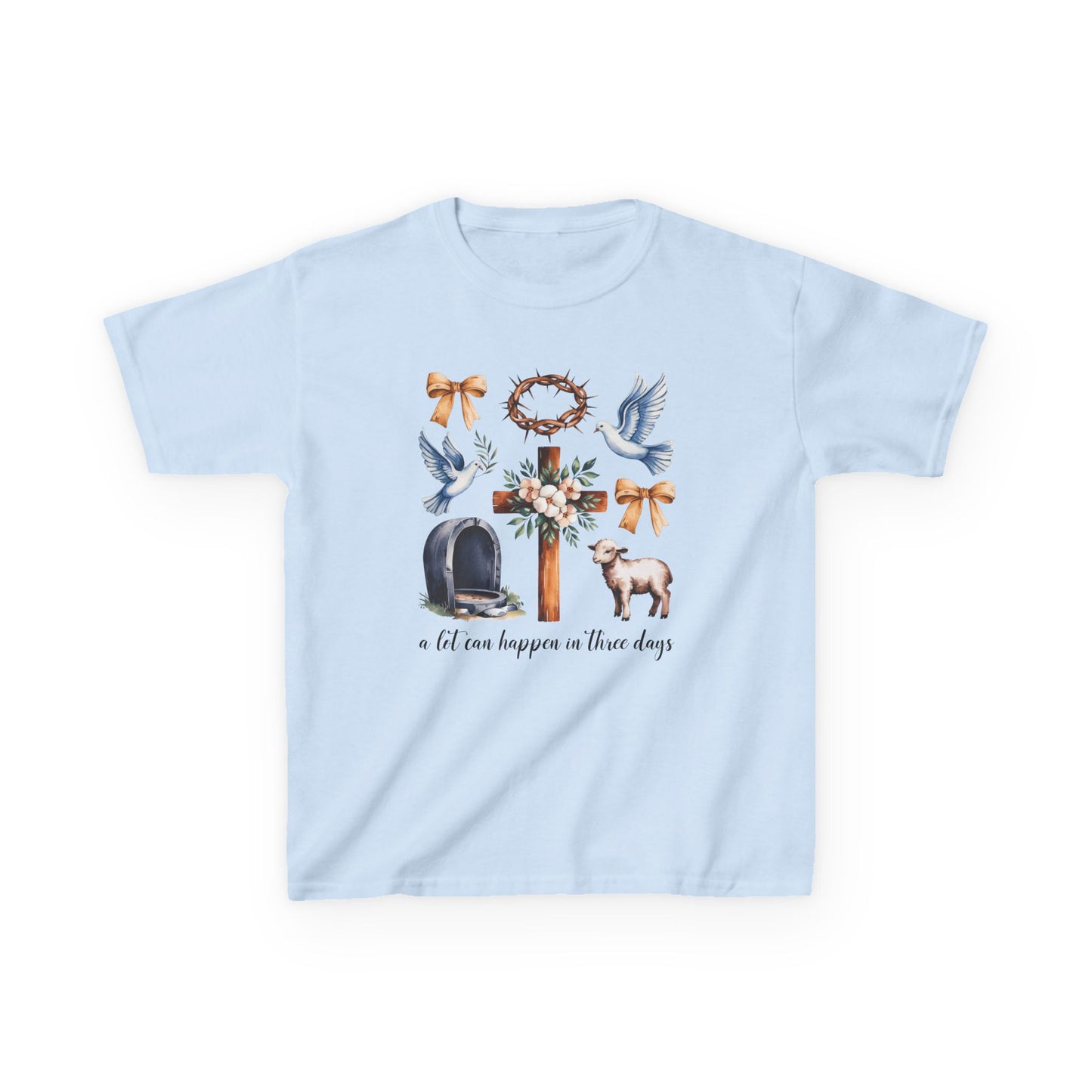 Kids' Easter Spirit Tee - "A Lot Can Happen in Three Days"