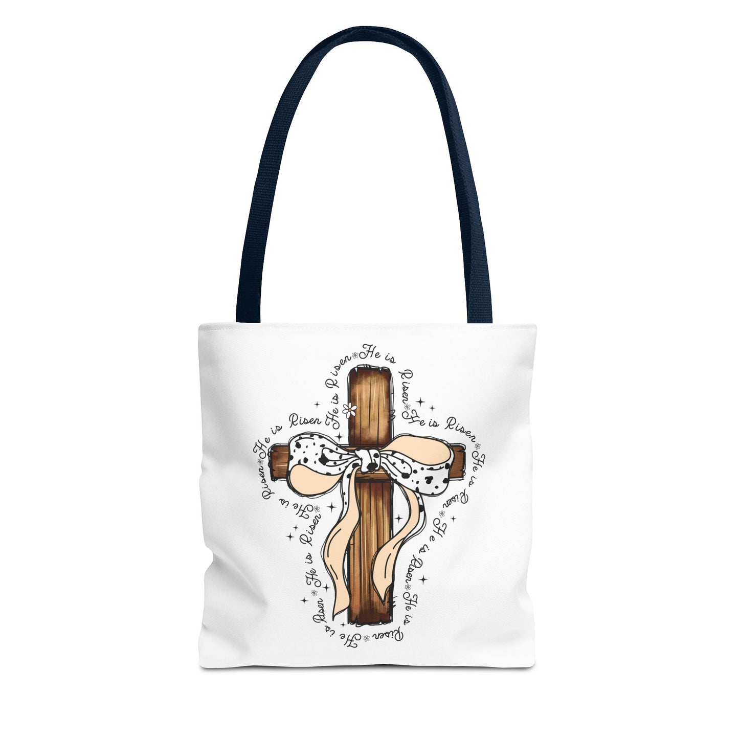 Faith-Inspired Tote Bag with Cross Design
