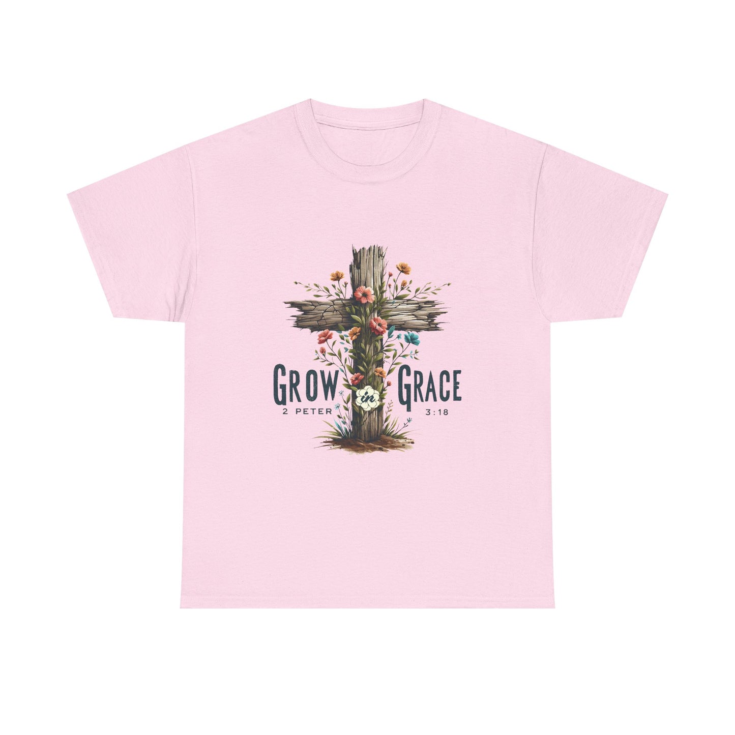 'Grow in Grace' Inspirational Christian Tee