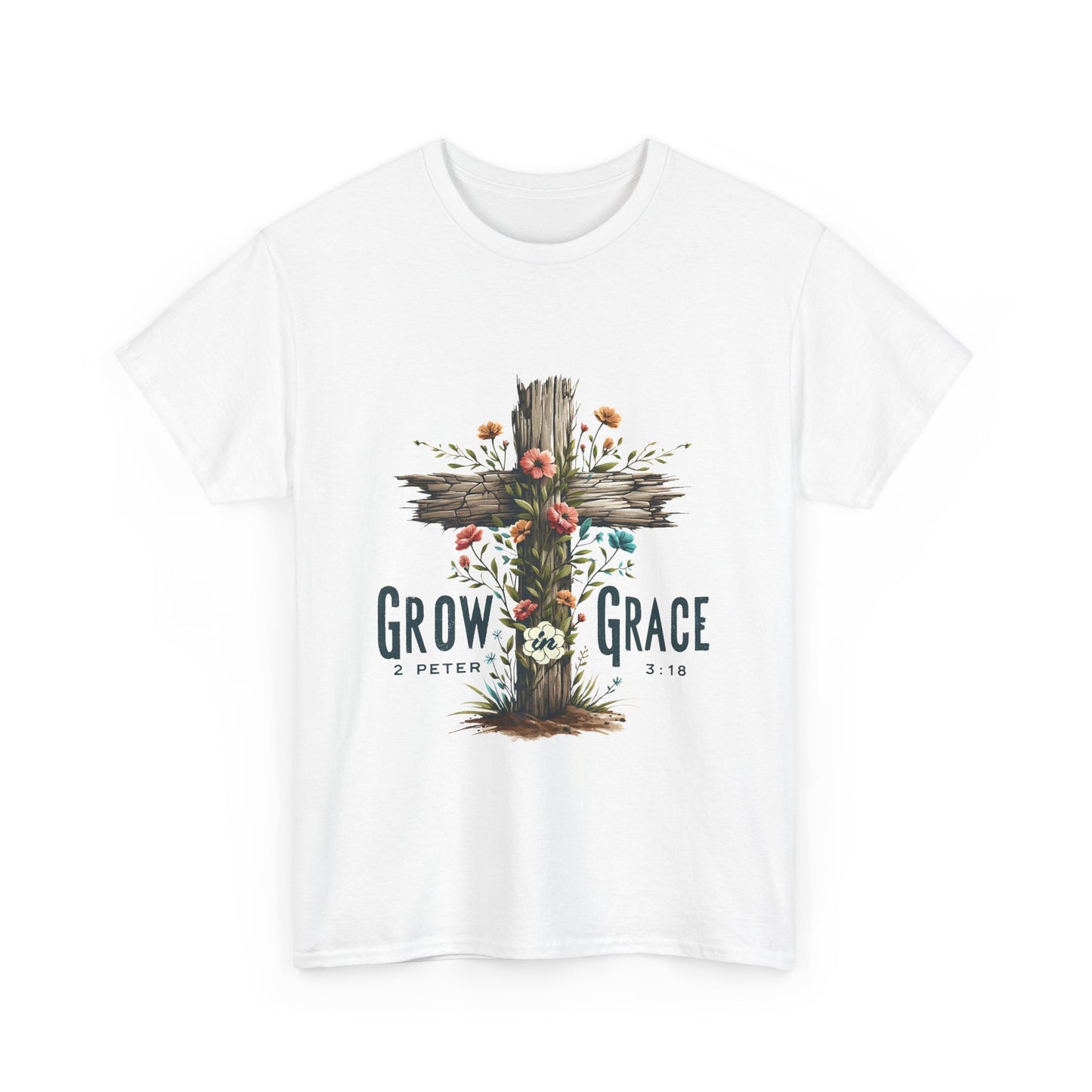 'Grow in Grace' Inspirational Christian Tee