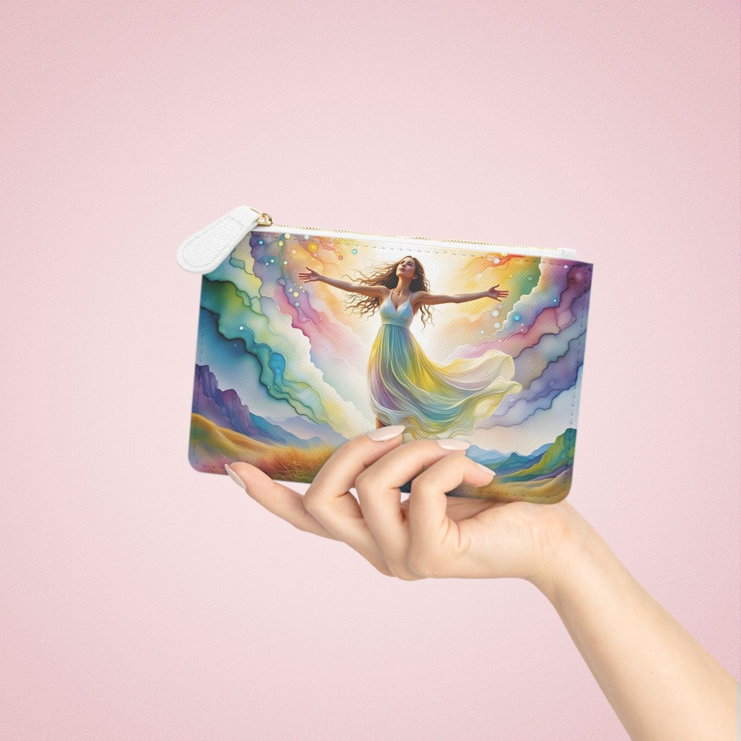 Inspirational Mini Clutch Bag - Faith Over Fear