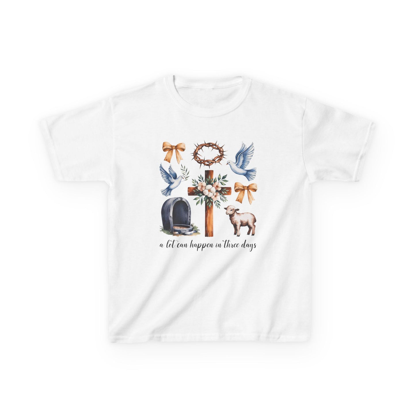 Kids' Easter Spirit Tee - "A Lot Can Happen in Three Days"
