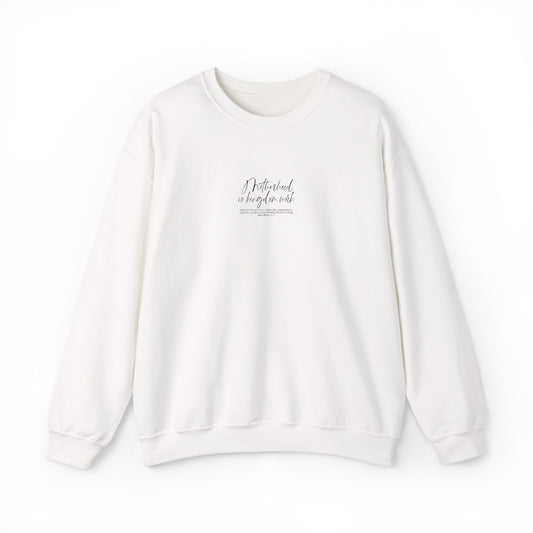 Inspirational Crewneck Sweatshirt - "Protected is How I Roll" - Cozy Unisex Apparel