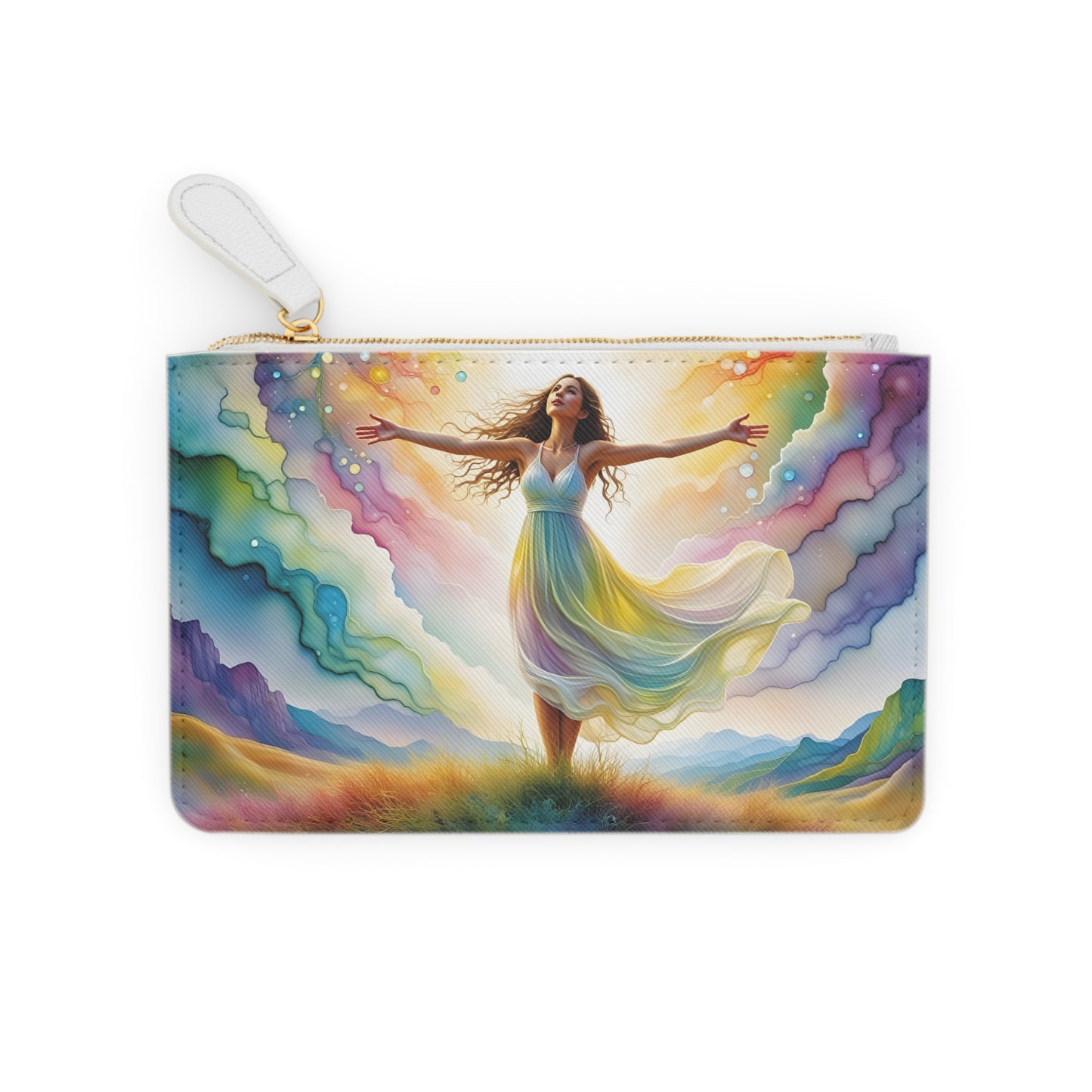 Inspirational Mini Clutch Bag - Faith Over Fear