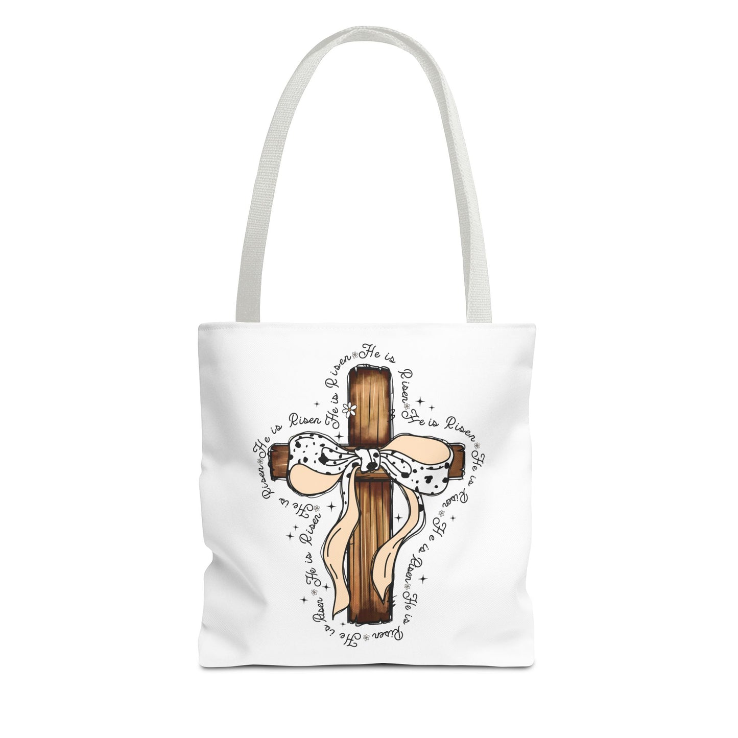 Faith-Inspired Tote Bag with Cross Design