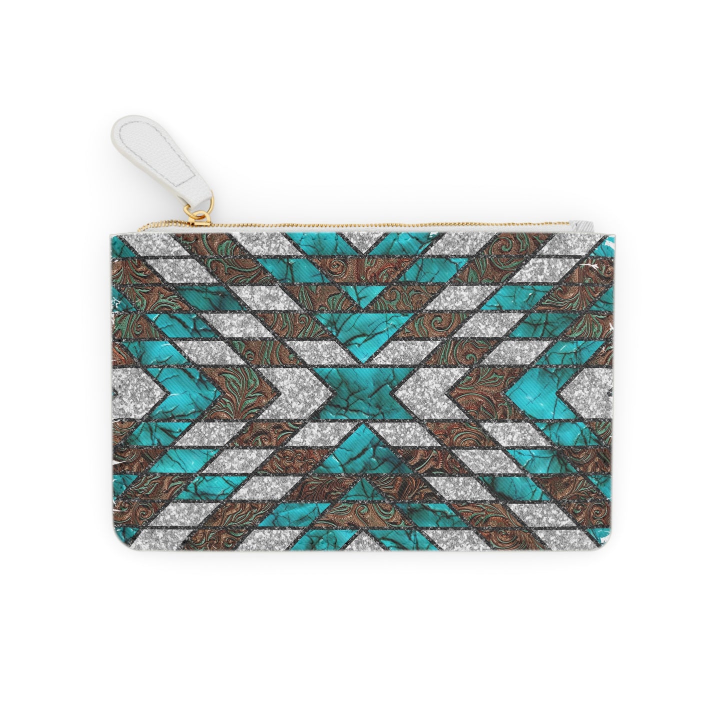 Bohemian Mini Clutch Bag - Stylish Geometric Design Handbag