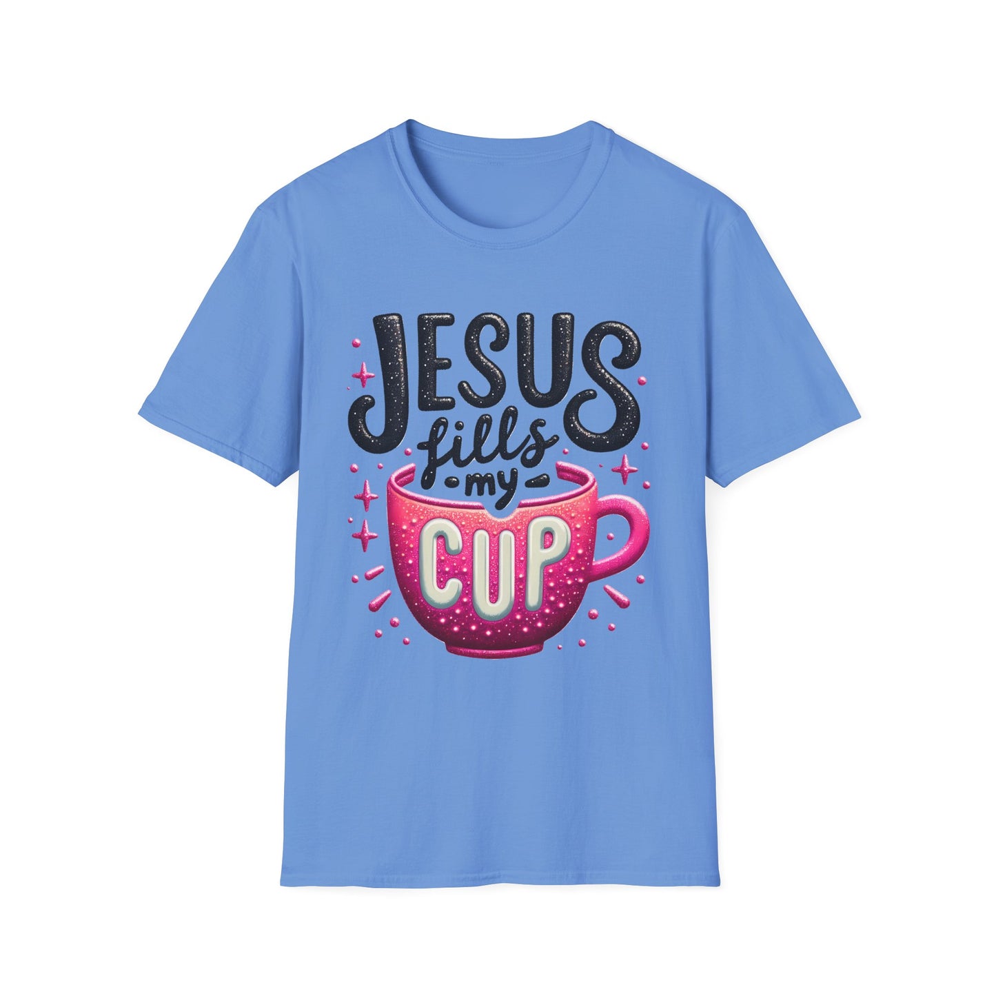 Jesus Fills My Cup Unisex Softstyle T-Shirt
