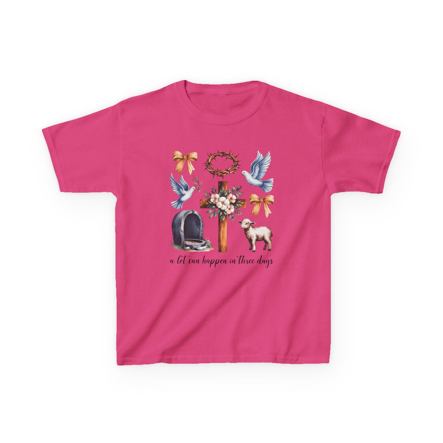 Kids' Easter Spirit Tee - "A Lot Can Happen in Three Days"