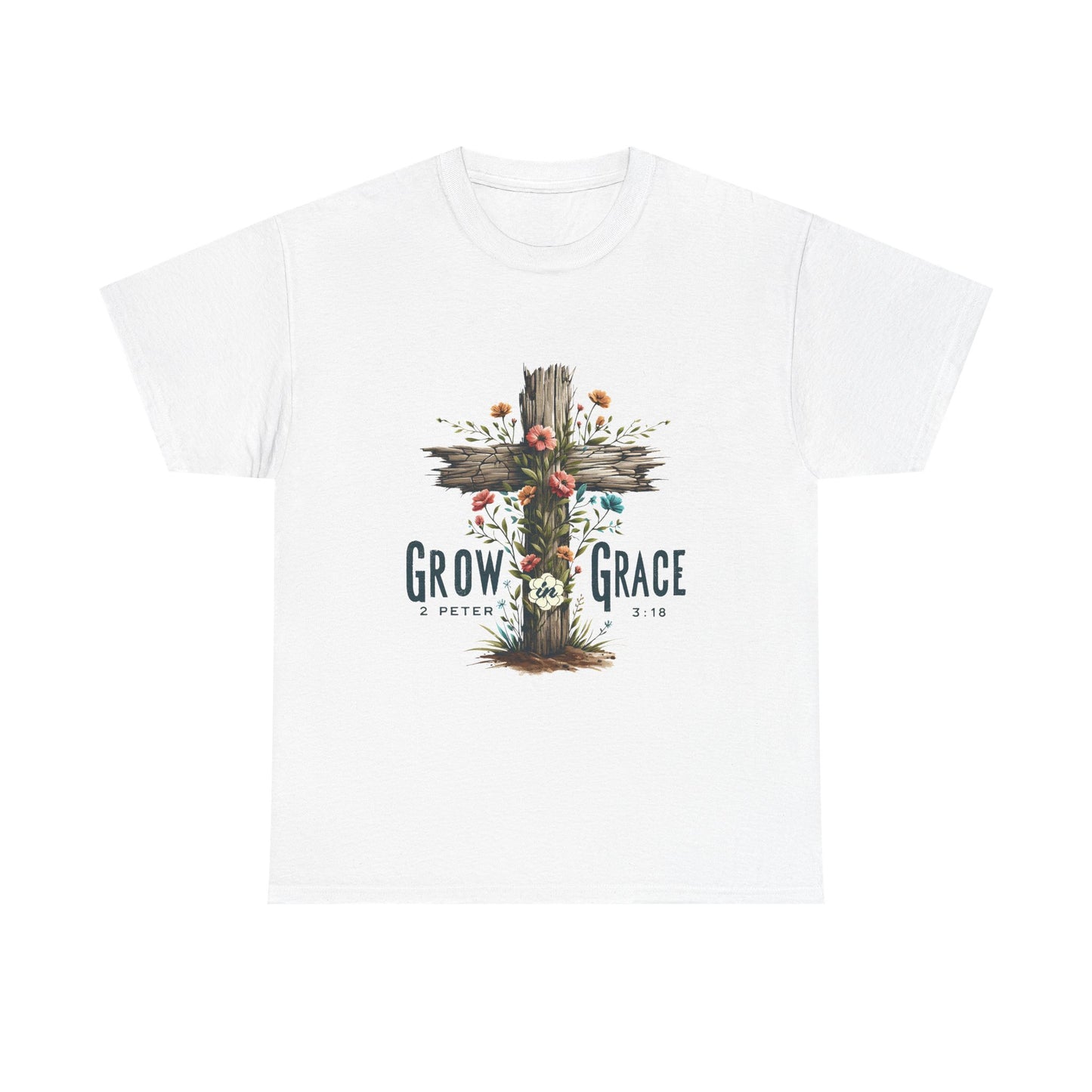 'Grow in Grace' Inspirational Christian Tee