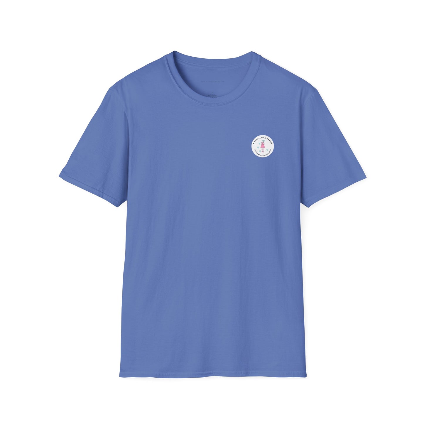 Floral Psalm 23 - Soft Cotton Tee for Nature Lovers & Faith Celebrations