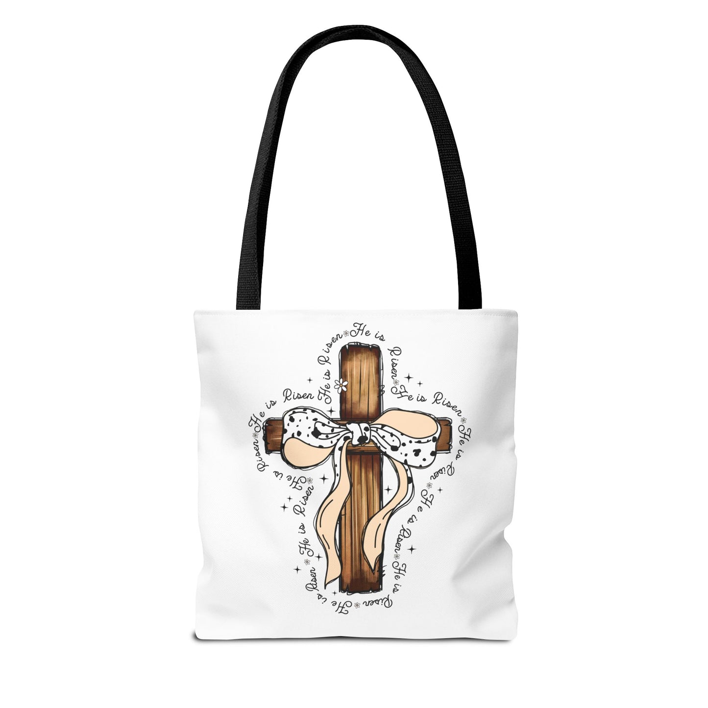 Faith-Inspired Tote Bag with Cross Design