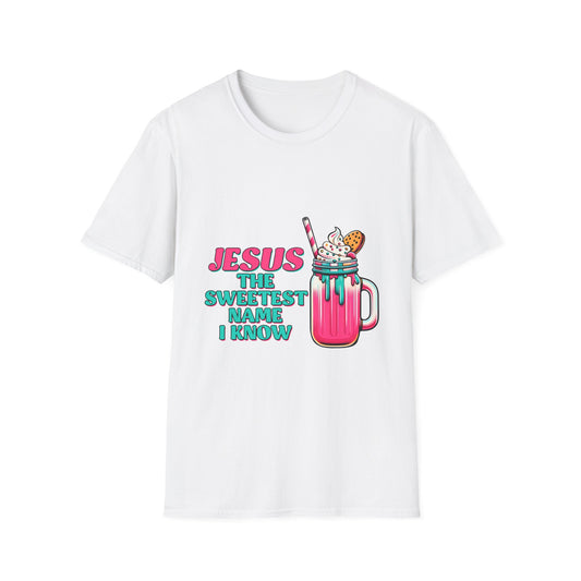 Inspirational Jesus T-Shirt - 'The Sweetest Name I Know'