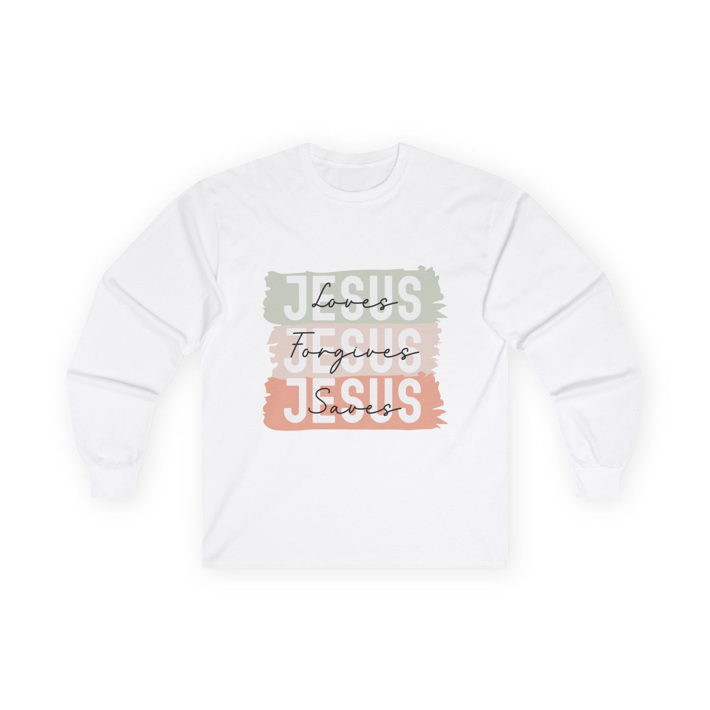 Jesus Loves Long Sleeve Tee - Comfort Fit for Faith & Inspiration
