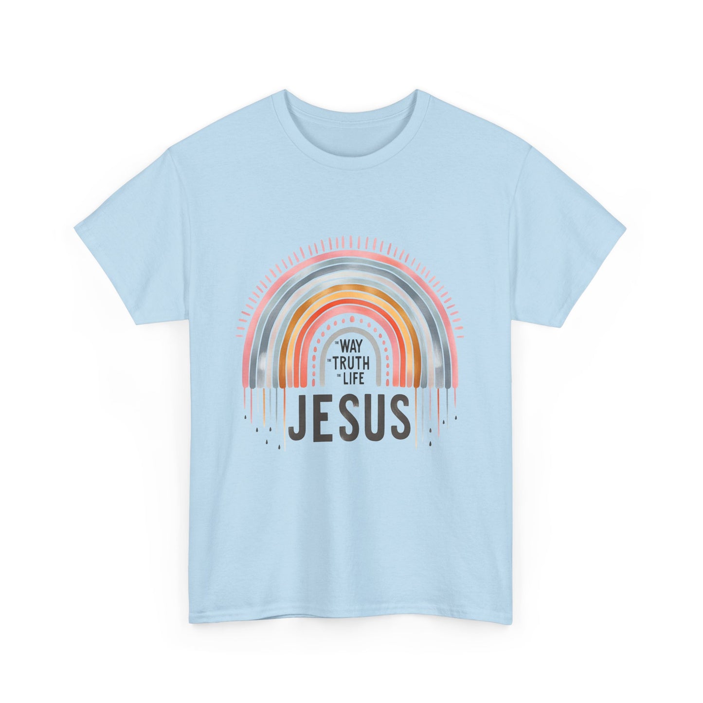The Way, the Truth, and the Life, JESUS - Inspirational Cotton Tee