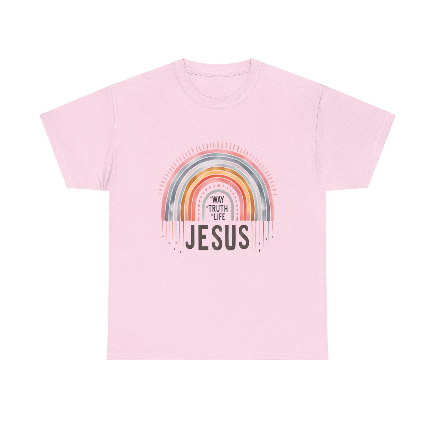 The Way, the Truth, and the Life, JESUS - Inspirational Cotton Tee