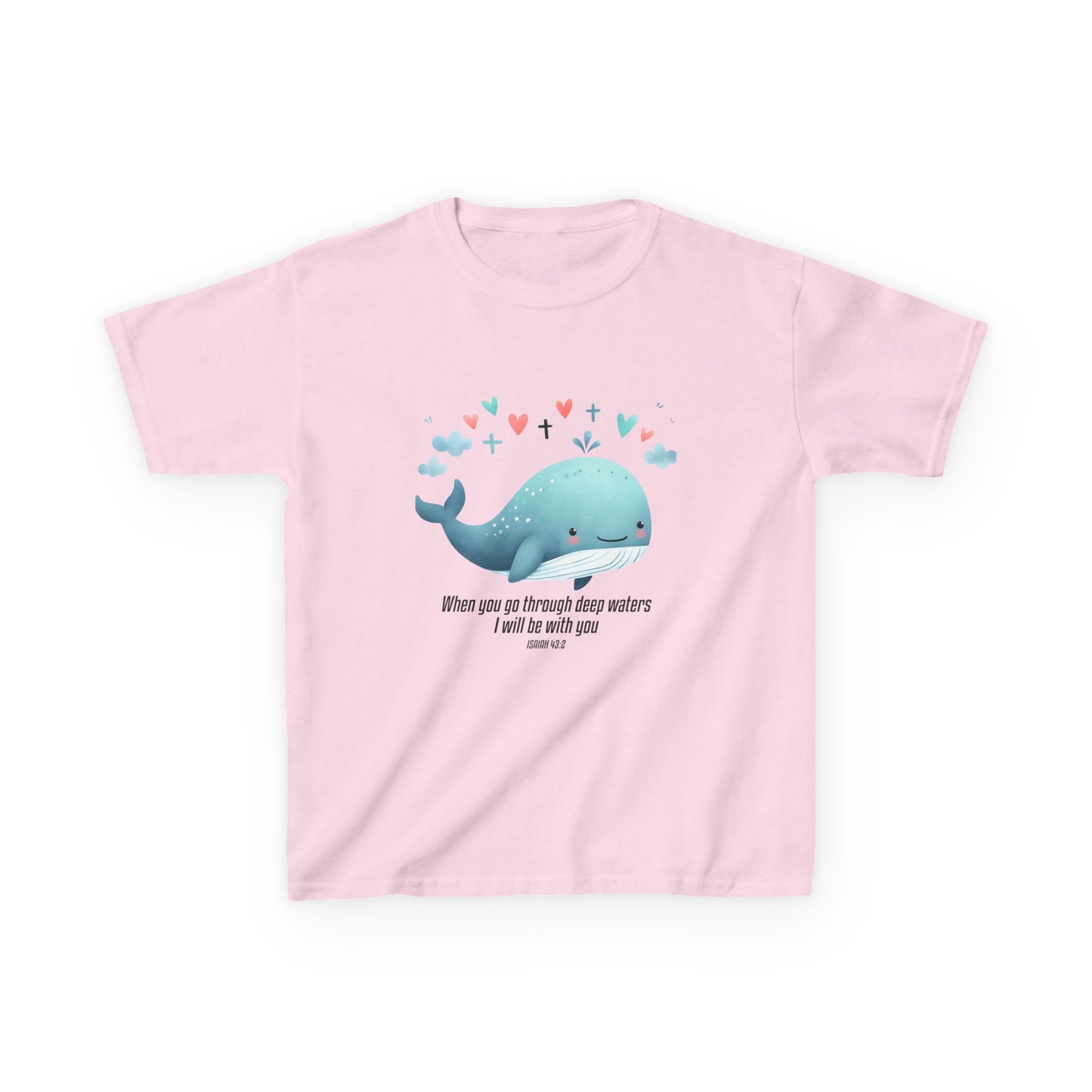 Whimsical Whale Kids Tee - Inspirational Quote T-Shirt