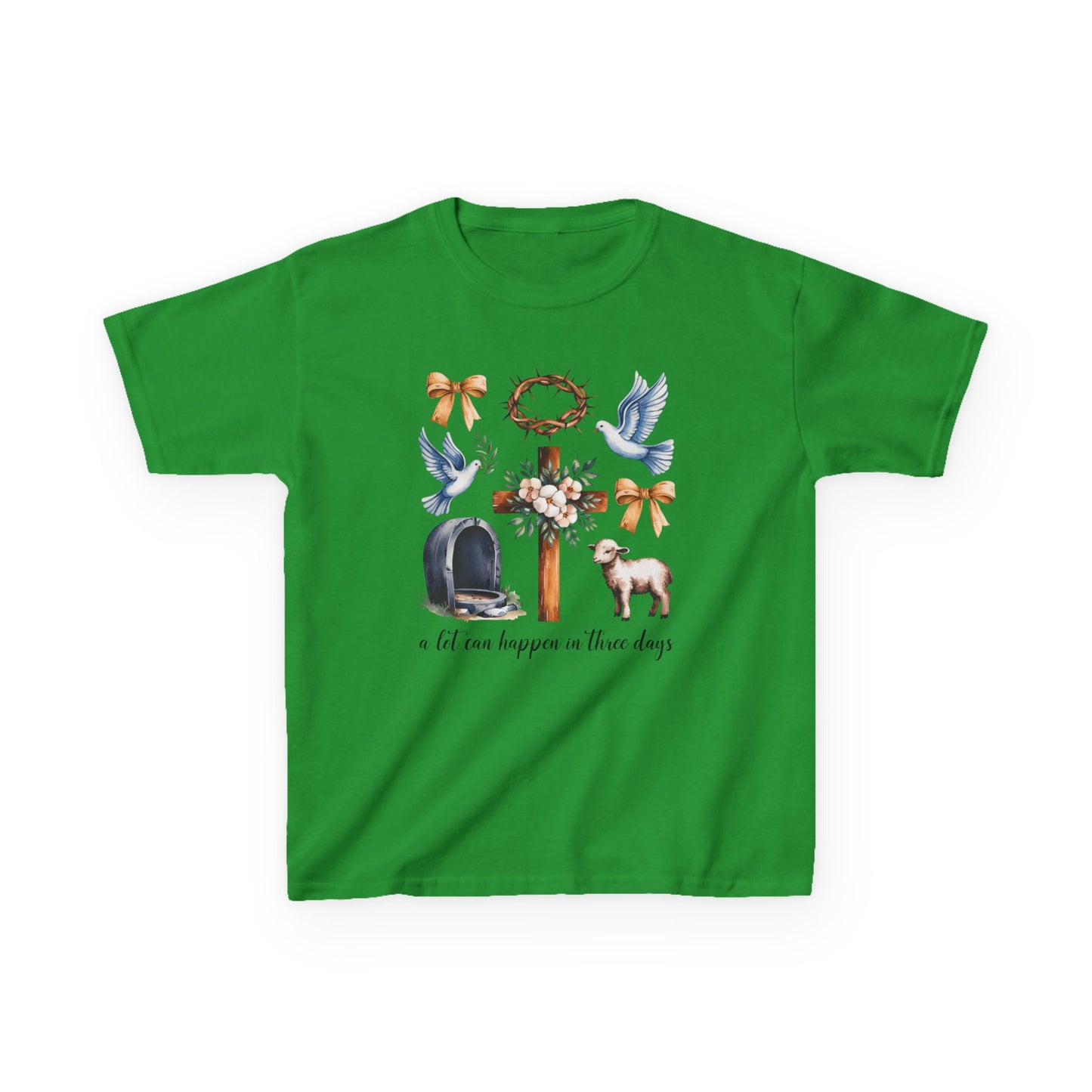 Kids' Easter Spirit Tee - "A Lot Can Happen in Three Days"