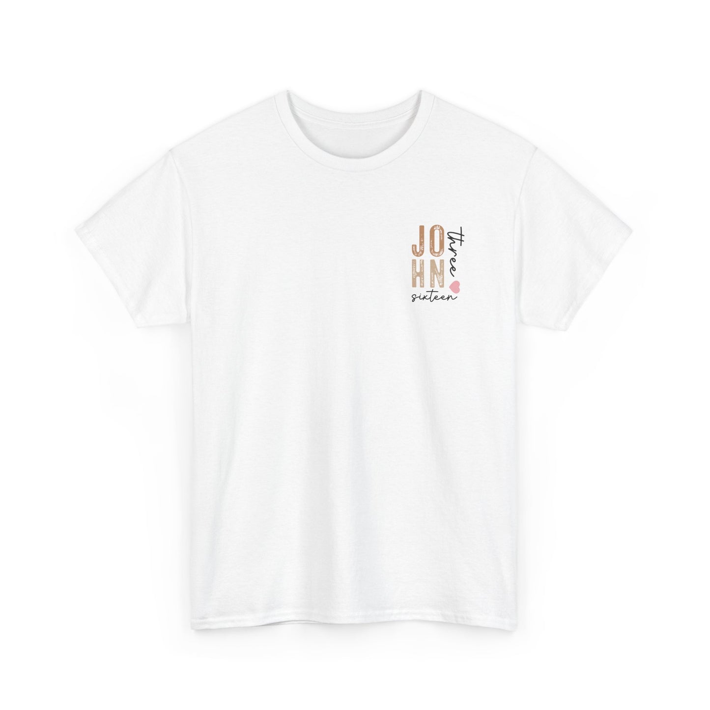 Inspirational Tee - 'For God So Loved the World'