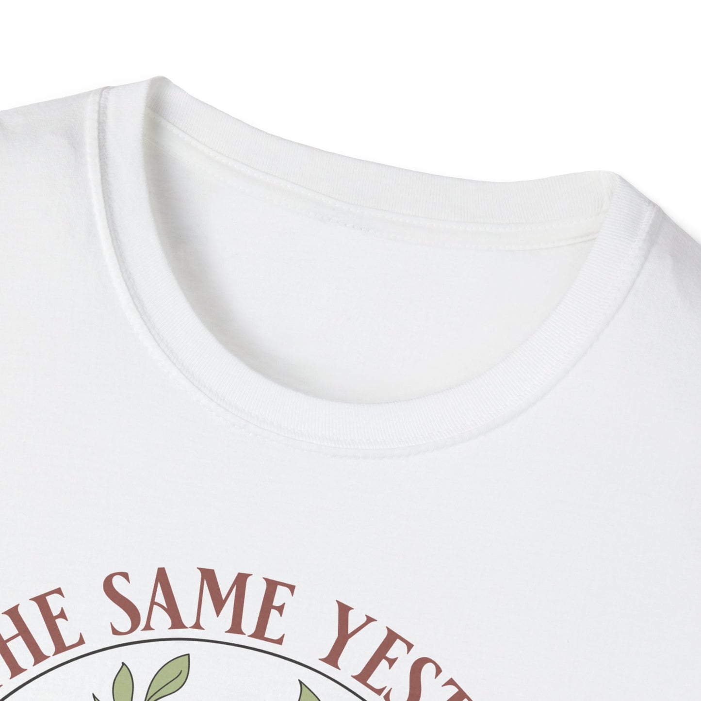 Christian Floral Quote Unisex Softstyle T-Shirt - Forever in Faith