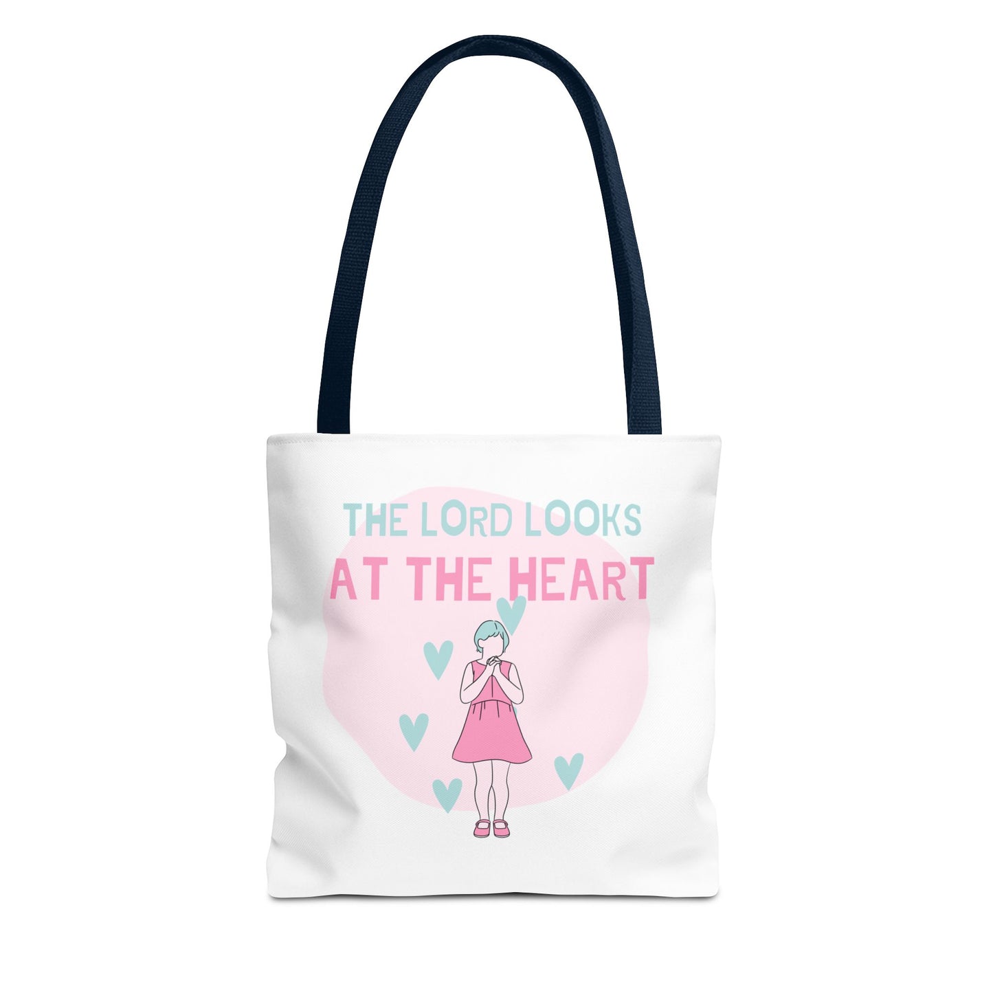 Faith Tote Bag - The Lord Looks at the Heart