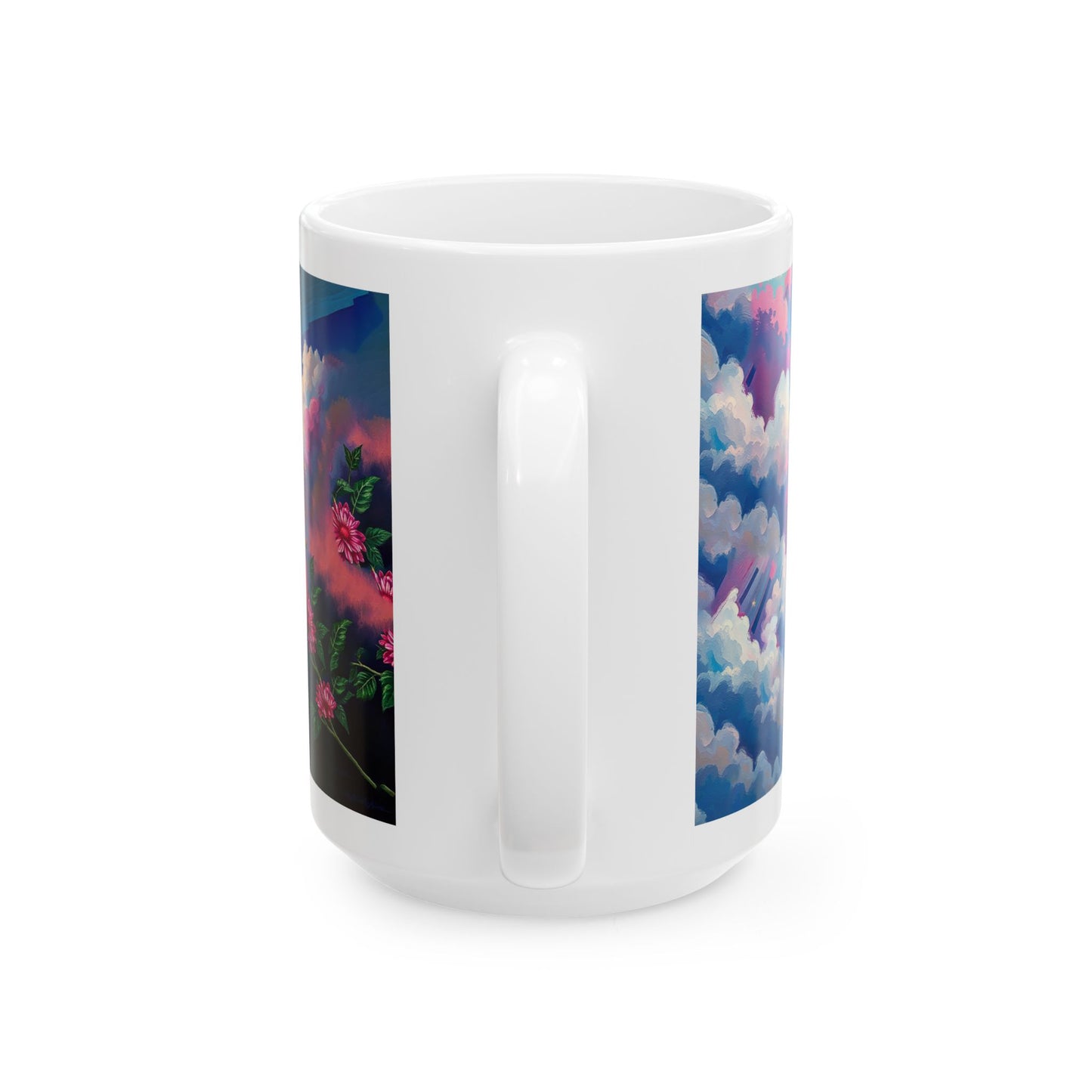 Inspirational Christian Ceramic Mug - Beautiful Cross Design - 11oz & 15oz