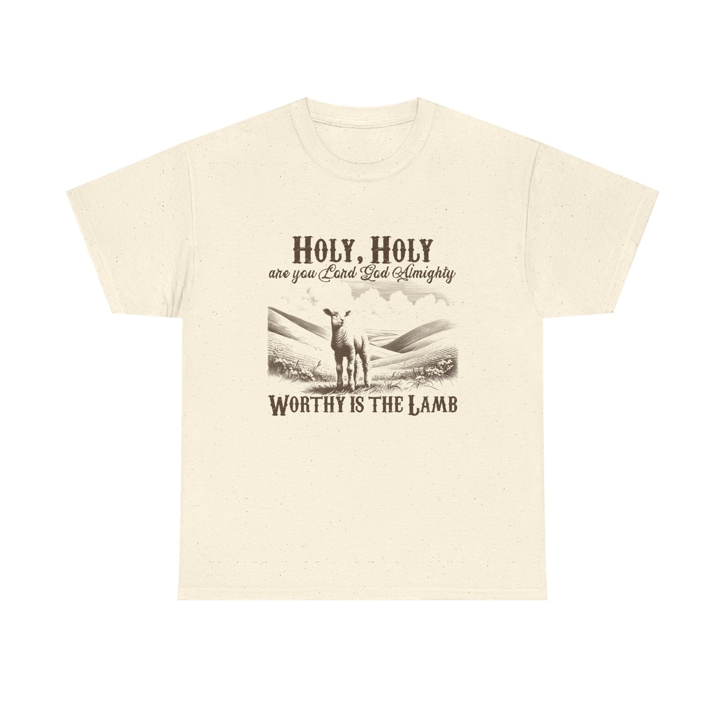 Holy Holy, Worthy is the Lamb Tee - Christian T-Shirt