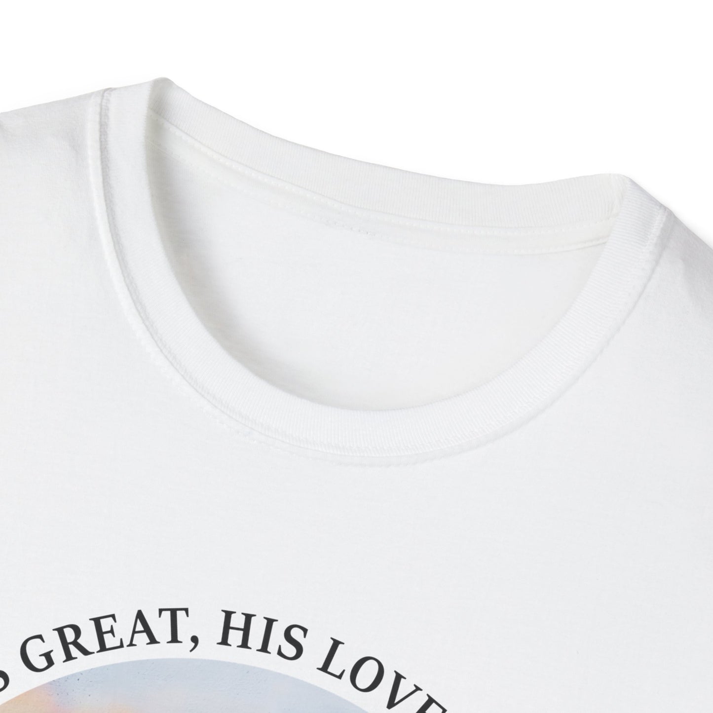 Inspirational Faith T-Shirt - John 3:16 Sunset Design