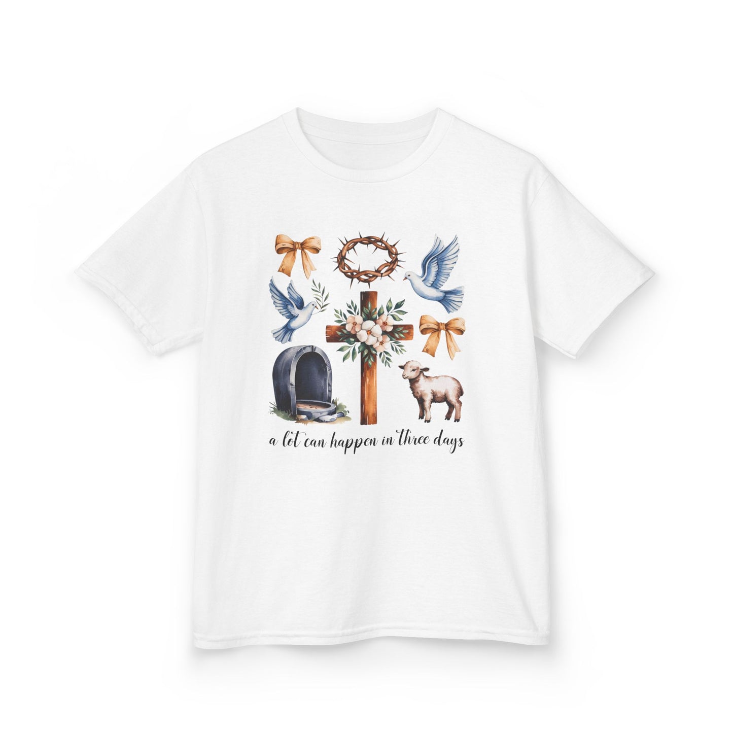 Kids' Easter Spirit Tee - "A Lot Can Happen in Three Days"