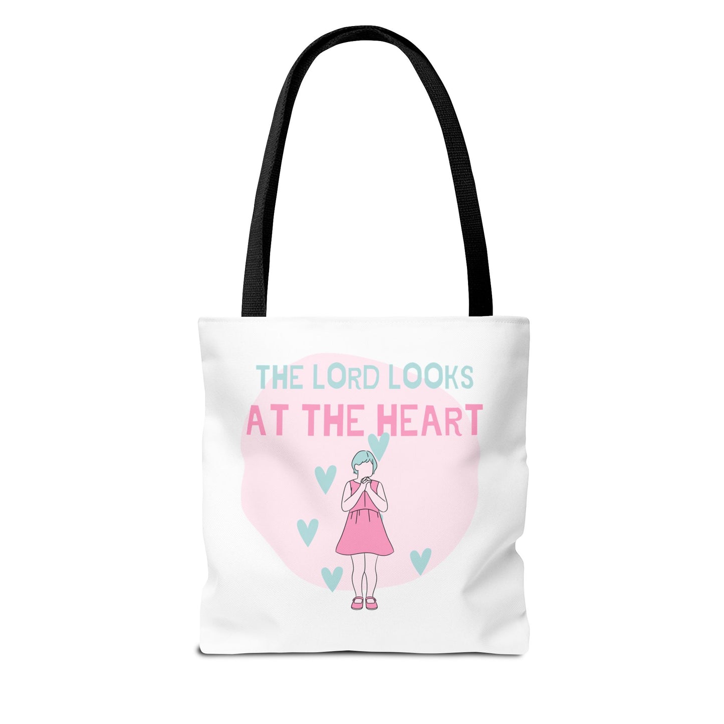 Faith Tote Bag - The Lord Looks at the Heart
