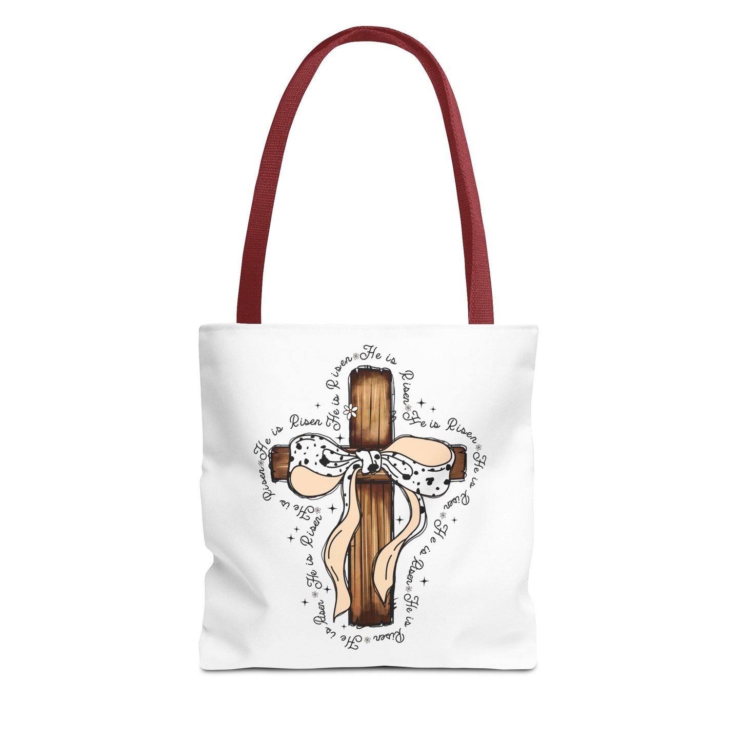 Faith-Inspired Tote Bag with Cross Design