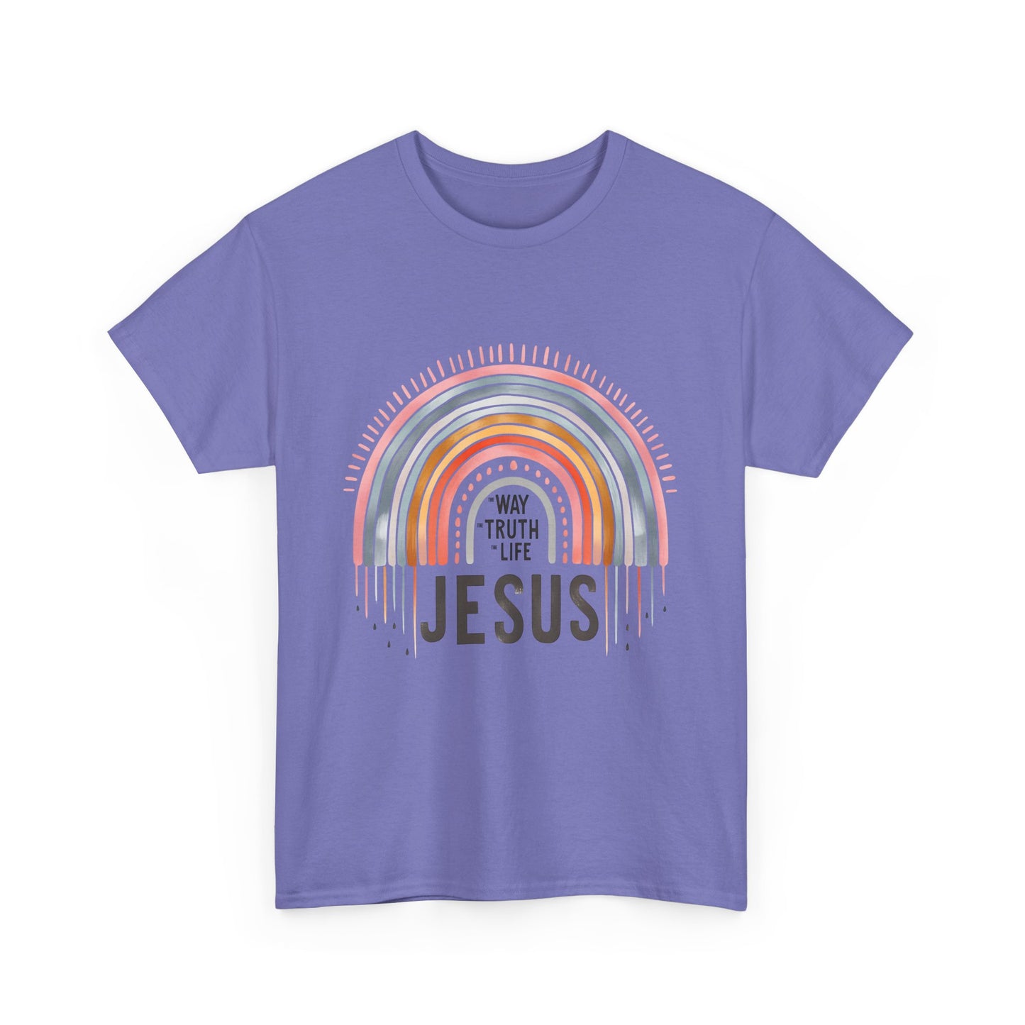 The Way, the Truth, and the Life, JESUS - Inspirational Cotton Tee