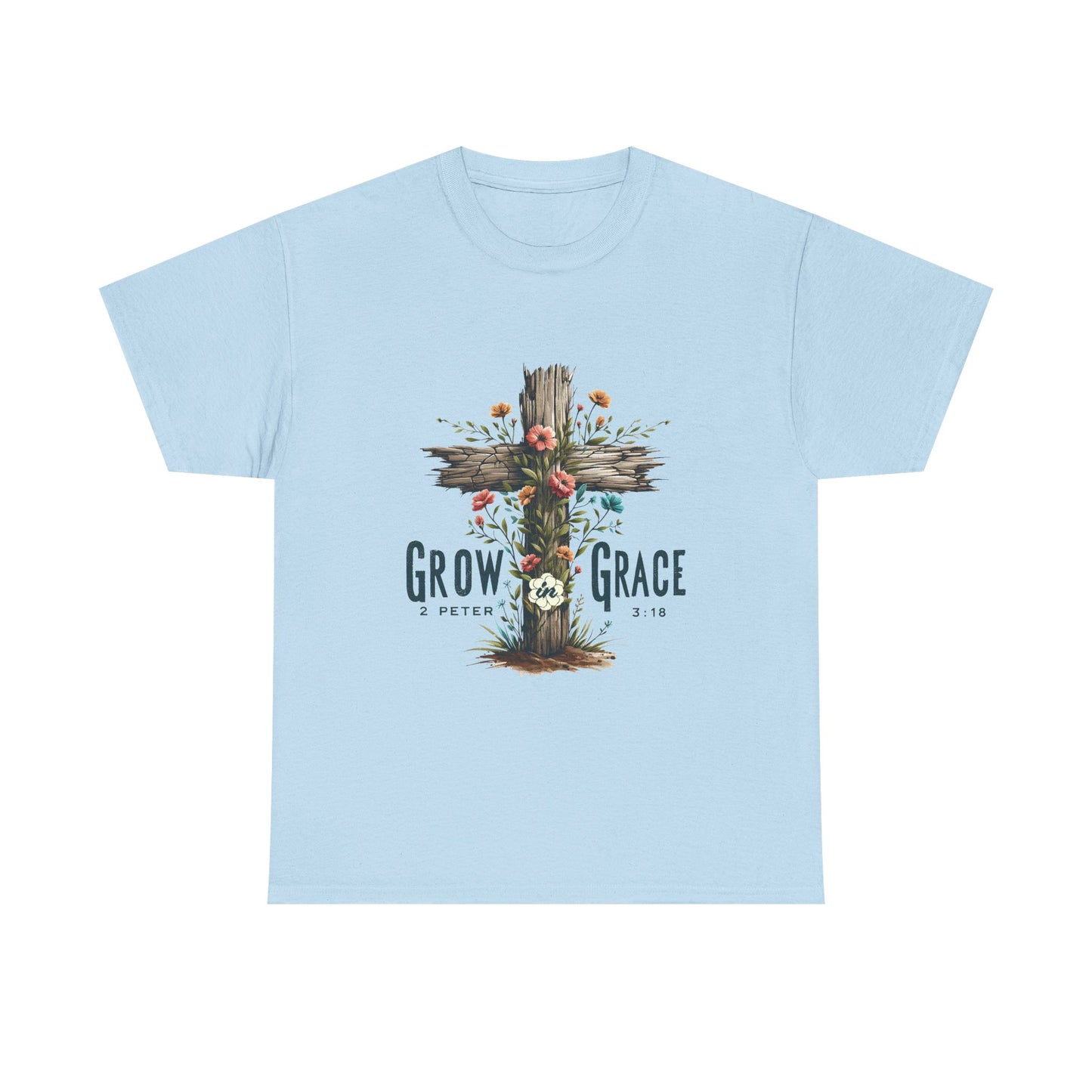 'Grow in Grace' Inspirational Christian Tee