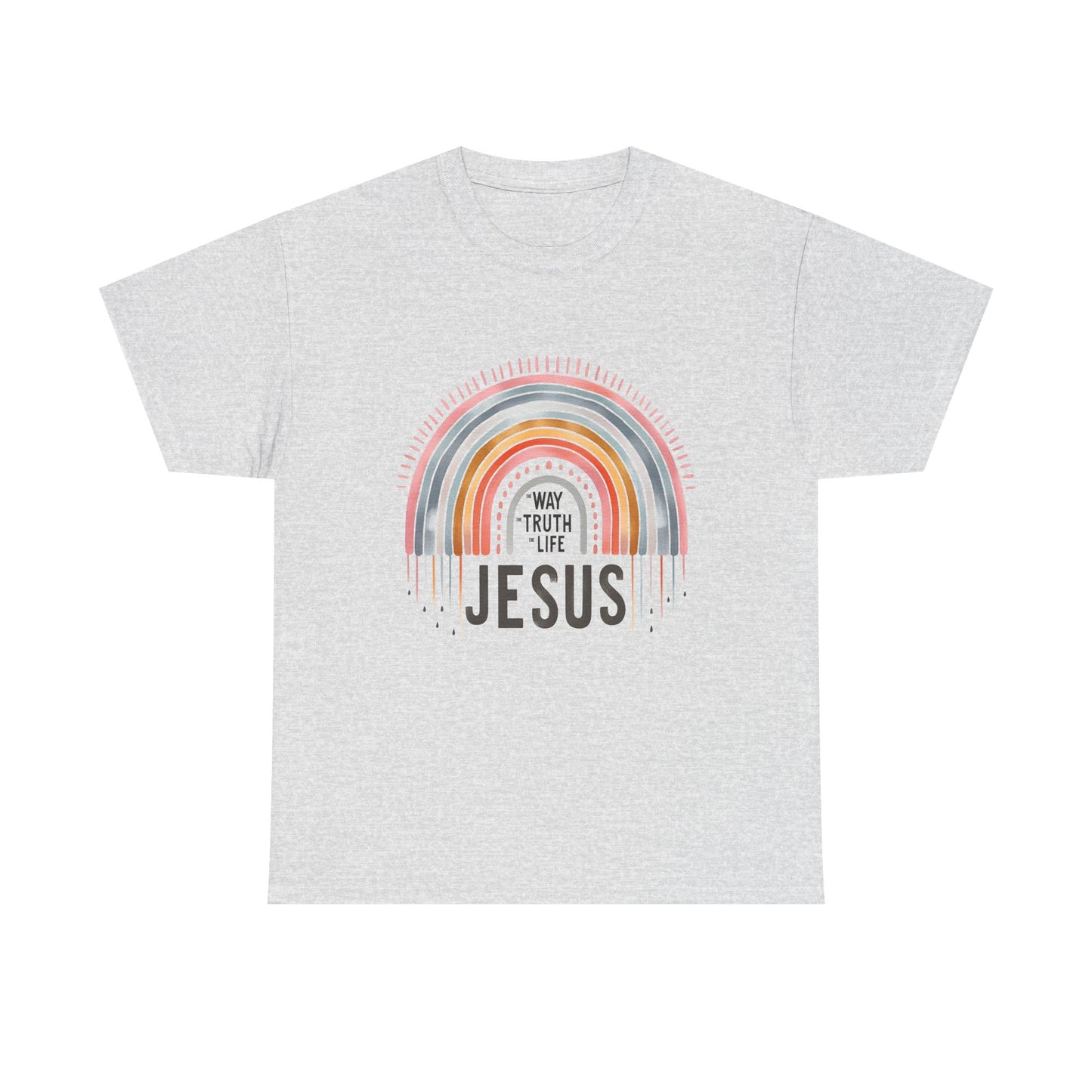 The Way, the Truth, and the Life, JESUS - Inspirational Cotton Tee