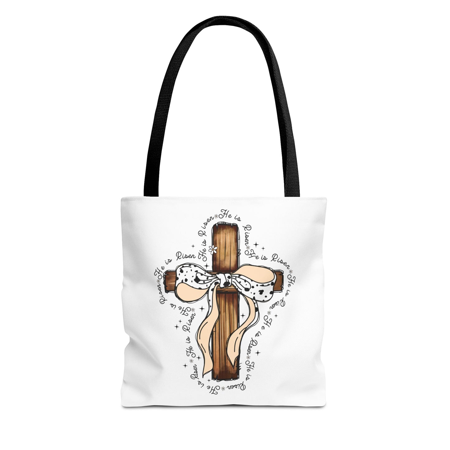 Faith-Inspired Tote Bag with Cross Design