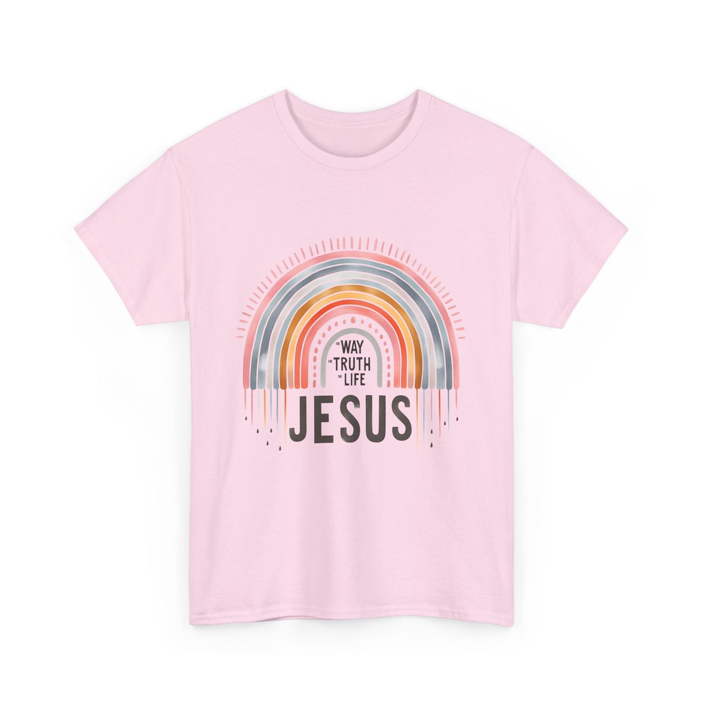 The Way, the Truth, and the Life, JESUS - Inspirational Cotton Tee
