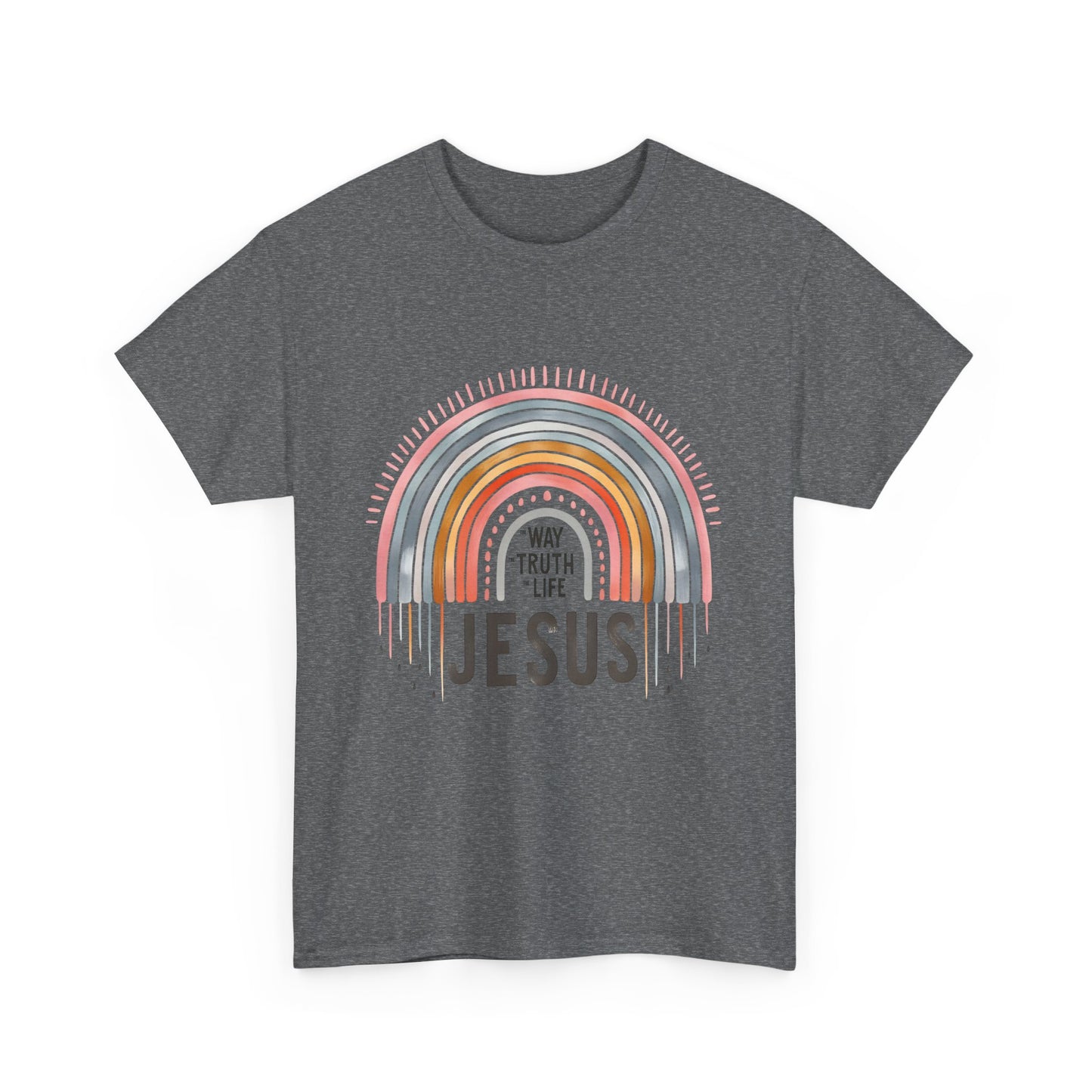 The Way, the Truth, and the Life, JESUS - Inspirational Cotton Tee