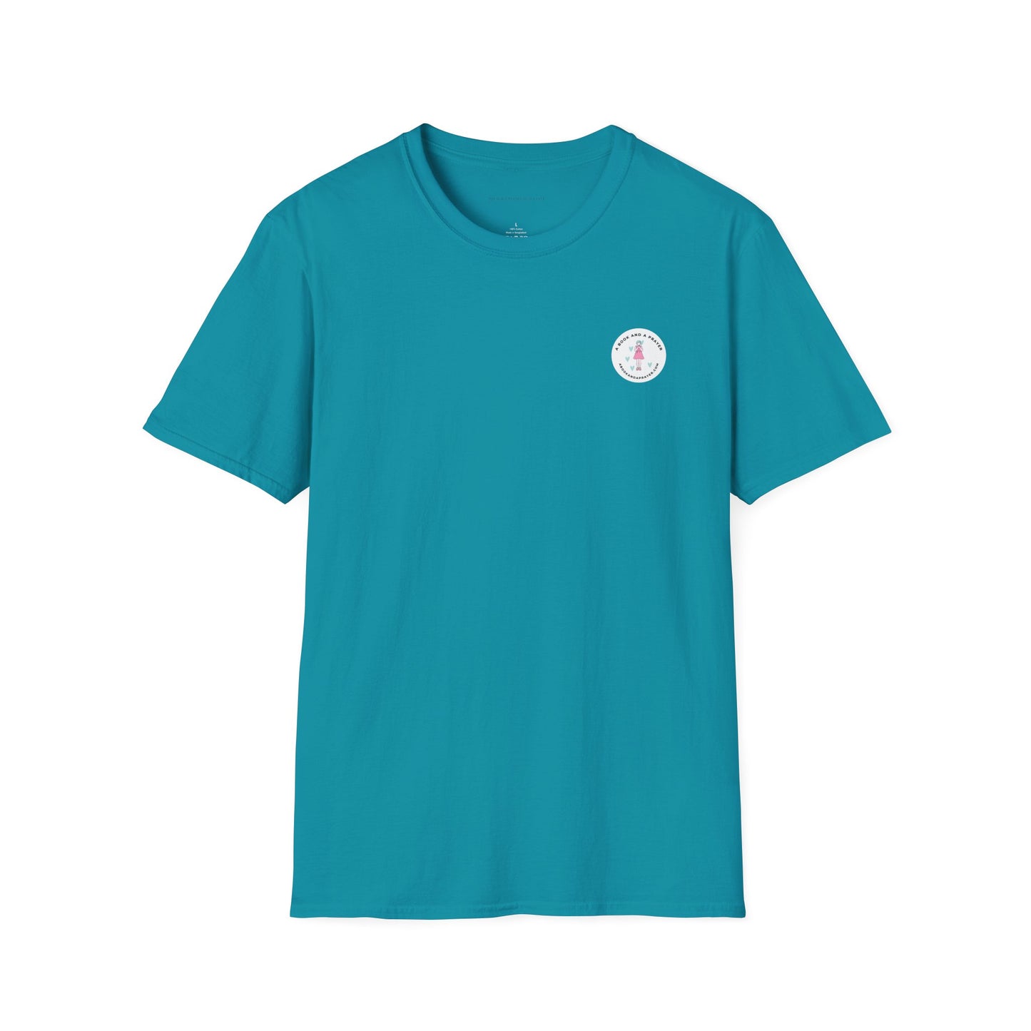 Floral Psalm 23 - Soft Cotton Tee for Nature Lovers & Faith Celebrations