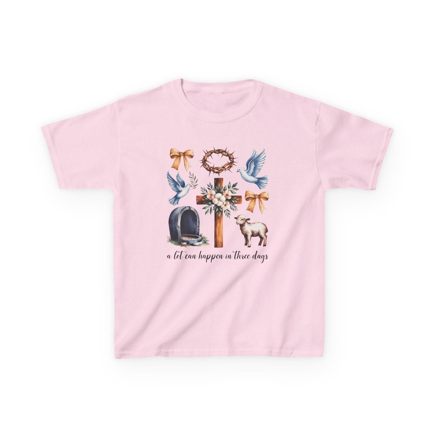 Kids' Easter Spirit Tee - "A Lot Can Happen in Three Days"