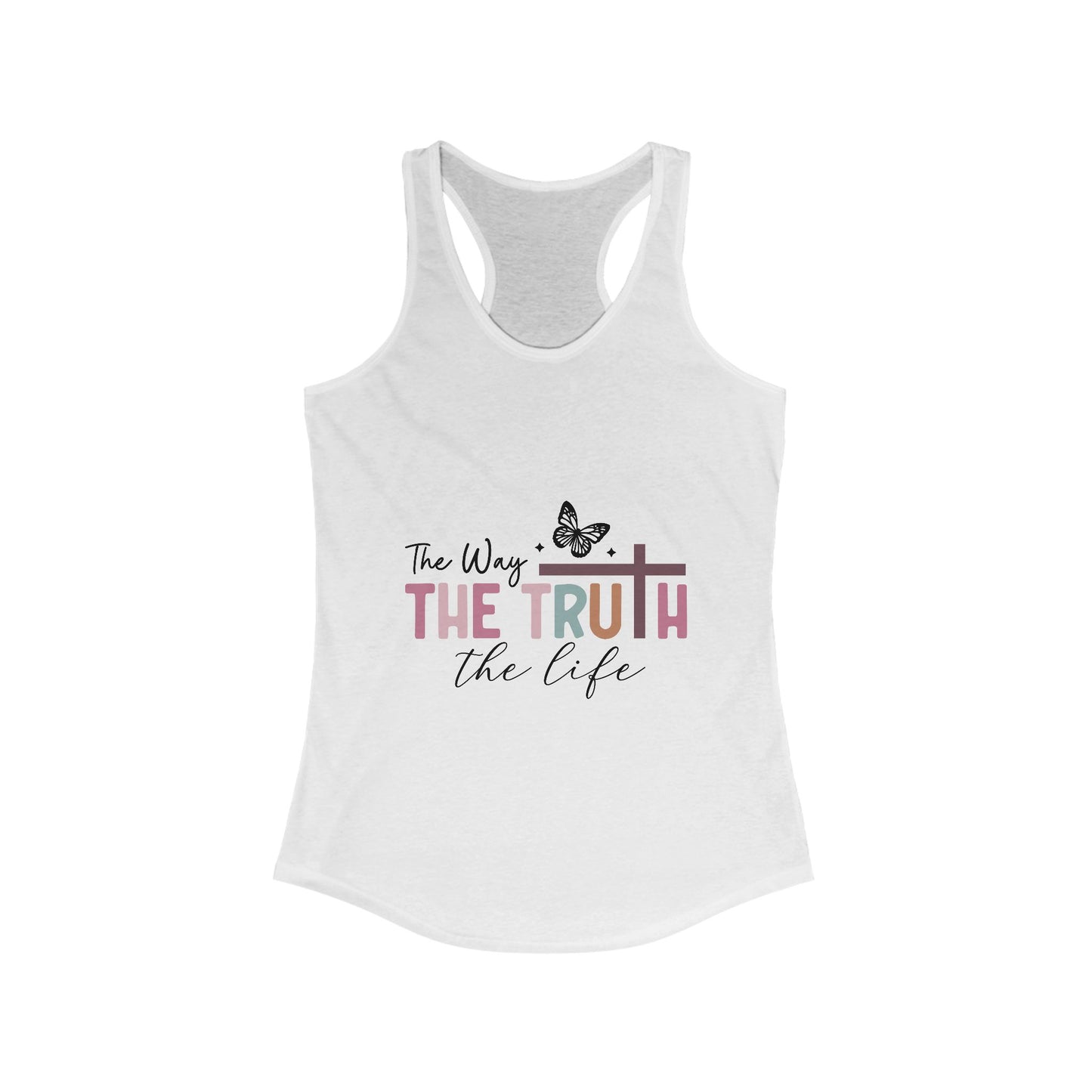 The Way, The Truth, The Life Women's Racerback Tank