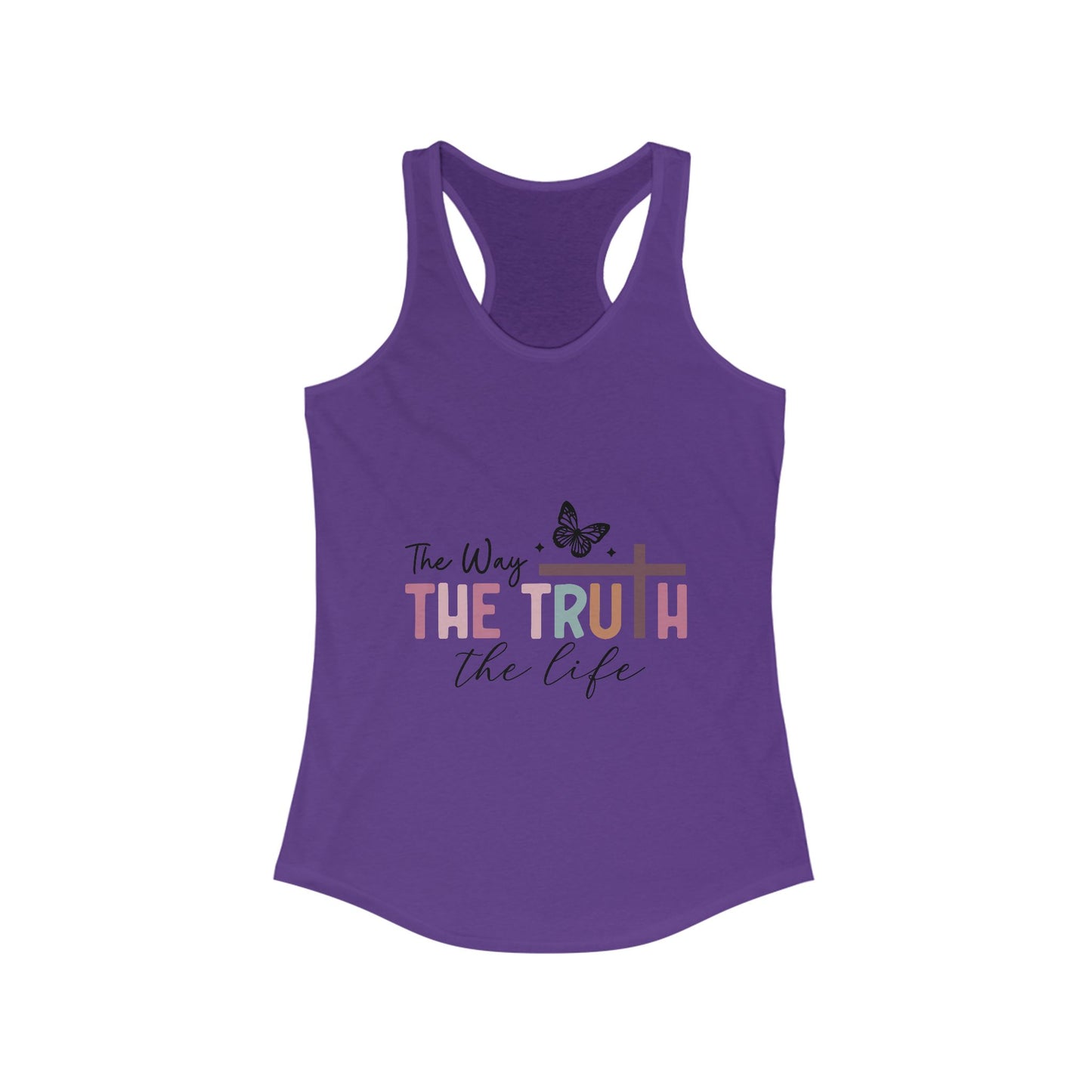 The Way, The Truth, The Life Women's Racerback Tank