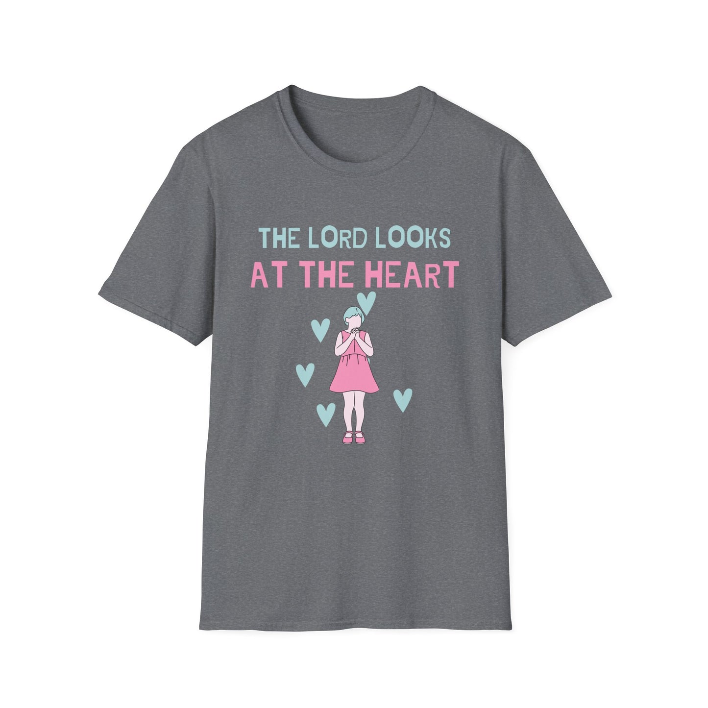 Christian Unisex T-Shirt - The Lord Looks at the Heart