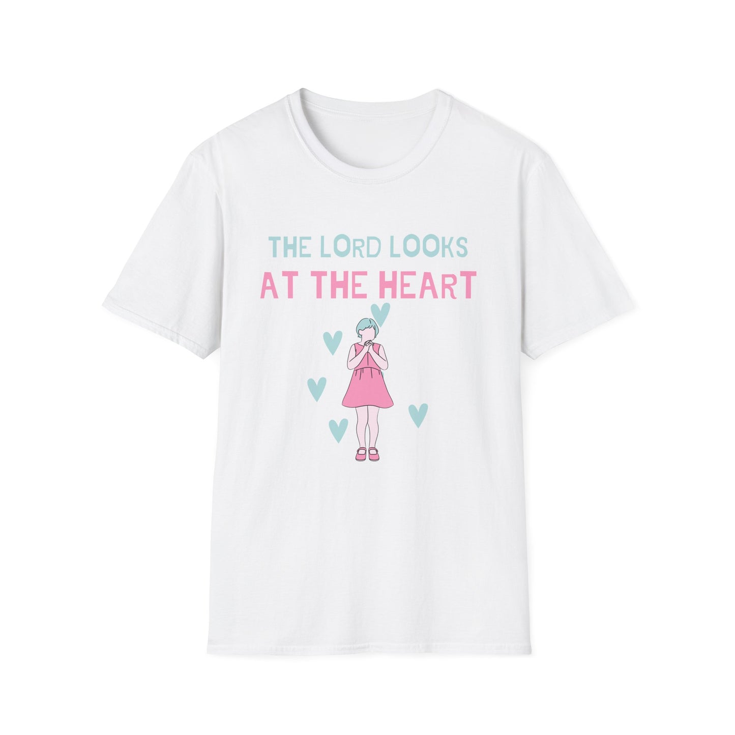Christian Unisex T-Shirt - The Lord Looks at the Heart
